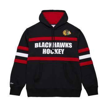 Chicago Blackhawks férfi kapucnis pulóver Head Coach Hoodie Current Logo black