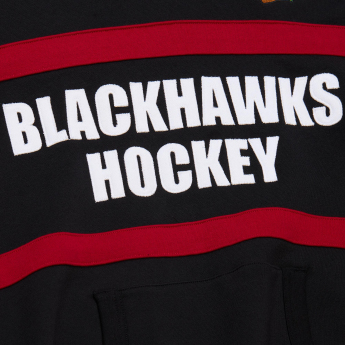 Chicago Blackhawks férfi kapucnis pulóver Head Coach Hoodie Current Logo black