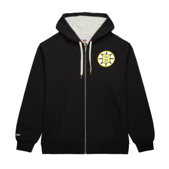 Boston Bruins férfi pulóver NHL Playoff Win 2.0 Full Zip Fleece Vintage Logo