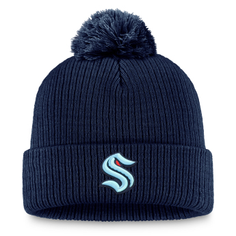 Seattle Kraken téli sapka A/CAP Beanie Cuff Pom