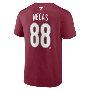 Colorado Avalanche férfi póló Martin Necas #88 Name & Number