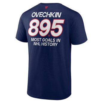 Washington Capitals férfi póló Alex Ovechkin #8 Washington Capitals The GR8 Chase Scorer Name & Number