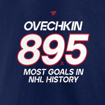 Washington Capitals férfi póló Alex Ovechkin #8 Washington Capitals The GR8 Chase Scorer Name & Number
