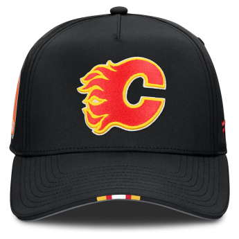 Calgary Flames baseball sapka 2025 Draft Authentic Pro Structured Adjustable