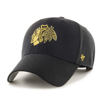 Chicago Blackhawks baseball sapka Metallic Snap 47 Mvp black