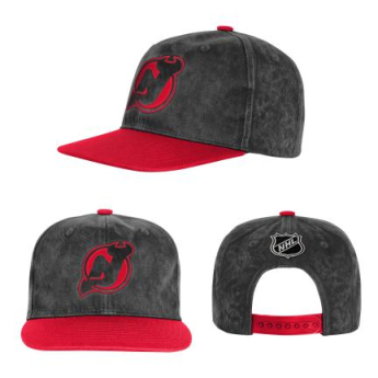 New Jersey Devils gyerek flat siltes sapka True Retro Deadstock Snapback