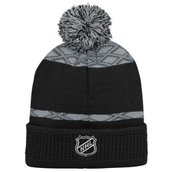 Los Angeles Kings gyerek téli sapka Puck Pattern Cuffed Pom