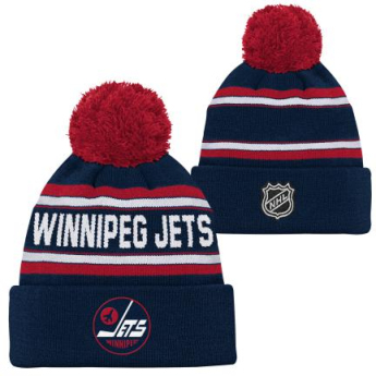 Winnipeg Jets gyerek téli sapka 3Rd Jersey Jacquard Cuff Pom