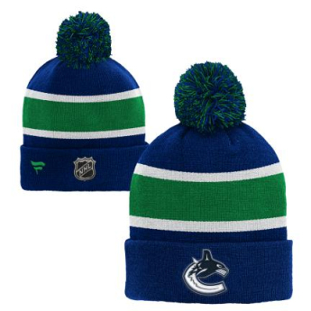 Vancouver Canucks gyerek téli sapka Cuffed Beanie With Pom blue