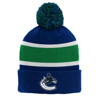 Vancouver Canucks gyerek téli sapka Cuffed Beanie With Pom blue