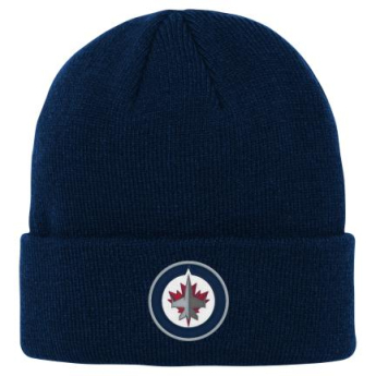 Winnipeg Jets gyerek téli sapka Cuffed Knit navy
