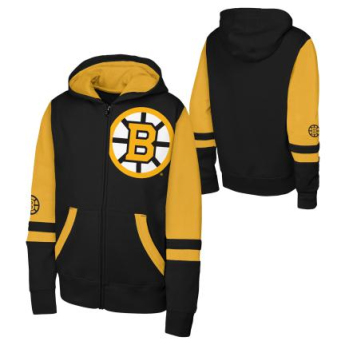 Boston Bruins gyerek kapucnis pulóver Face Off Fz Flc Hd