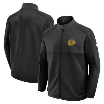 Chicago Blackhawks férfi kabát Authentic Pro Rink Poly Fleece FZ