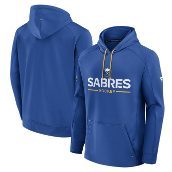 Buffalo Sabres férfi kapucnis pulóver Authentic Pro Rink Poly Fleece POH