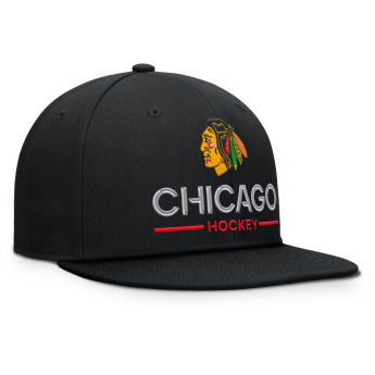 Chicago Blackhawks baseball flat sapka Authentic Pro A/Cap Flat Brim Square Visor Structured Adjustable
