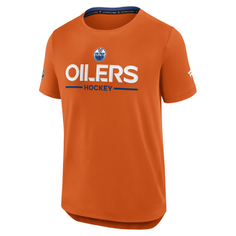 Edmonton Oilers férfi póló Authentic Pro SS Rink Tee