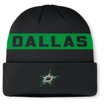 Dallas Stars téli sapka Authentic Pro A/Cap Cuffed inscription