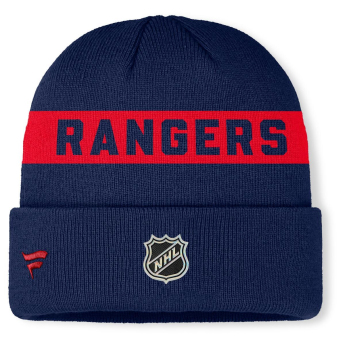 New York Rangers téli sapka Authentic Pro A/Cap Cuffed inscription