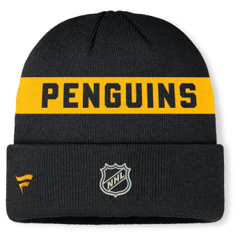 Pittsburgh Penguins téli sapka Authentic Pro A/Cap Cuffed inscription