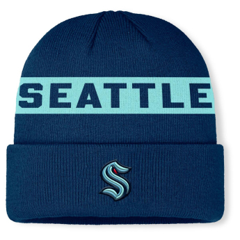 Seattle Kraken téli sapka Authentic Pro A/Cap Cuffed inscription