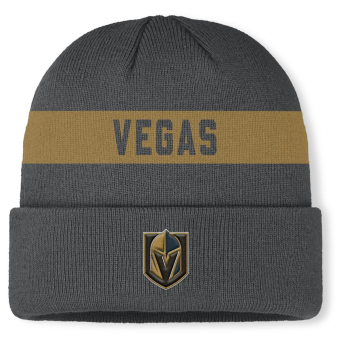 Vegas Golden Knights téli sapka Authentic Pro A/Cap Cuffed inscription