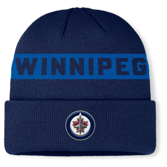 Winnipeg Jets téli sapka Authentic Pro A/Cap Cuffed inscription