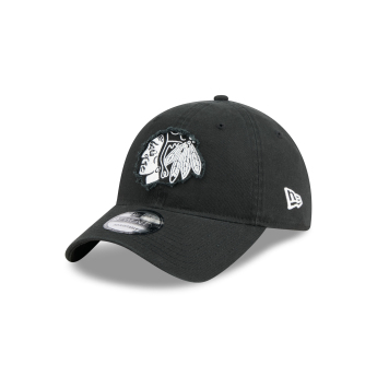 Chicago Blackhawks baseball sapka New Era 920 Stamp balck