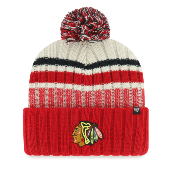 Chicago Blackhawks téli sapka Long Range 47 Cuff Knit Natural