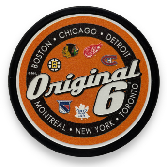 NHL termékek korong Script Textured Hockey - Original 6