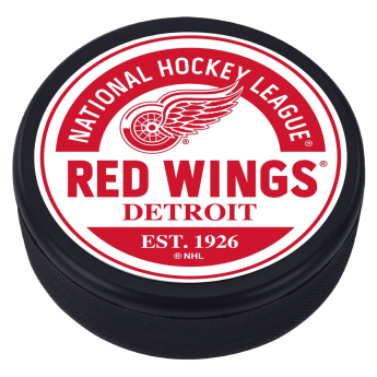 Detroit Red Wings korong Block Textured Puck