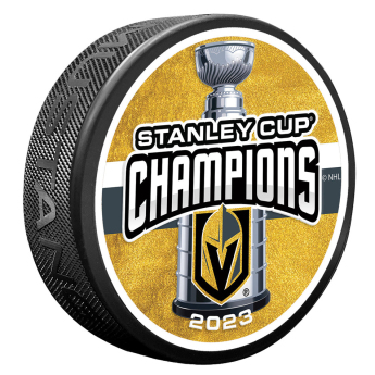 Vegas Golden Knights korong Stanley Cup Champions Puck - 2023 CHAMPS