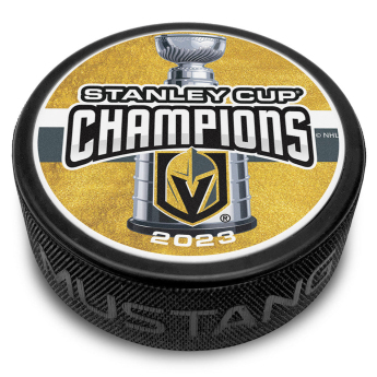 Vegas Golden Knights korong Stanley Cup Champions Puck - 2023 CHAMPS