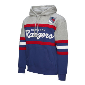 New York Rangers férfi kapucnis pulóver Head Coach Hoodie Current Logo