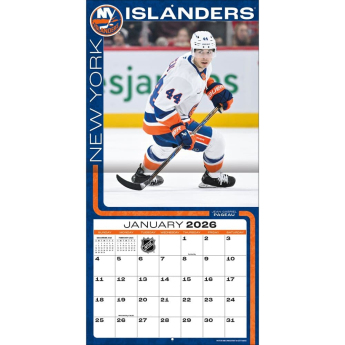 New York Islanders naptár 2026 Wall