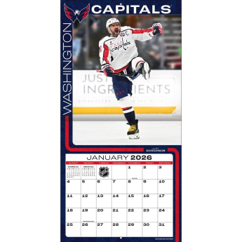 Washington Capitals naptár 2026 Wall