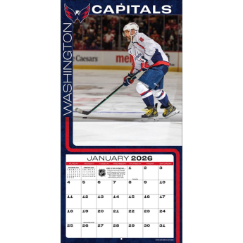 Washington Capitals naptár #8 Alexander Ovechkin 2026 Wall