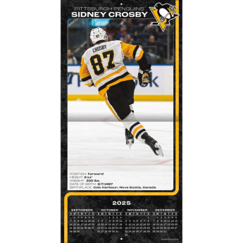 Pittsburgh Penguins naptár #87 Sidney Crosby 2026 Wall