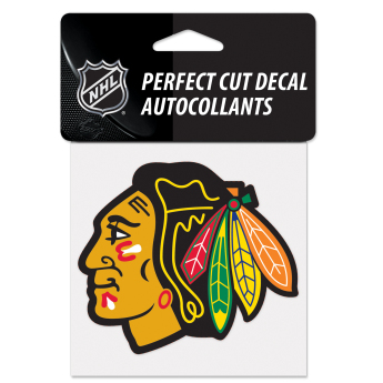 Chicago Blackhawks matrica Perfect Cut Color Decal