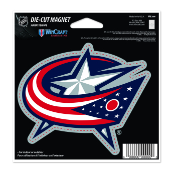 Columbus Blue Jackets mágnes Die Cut