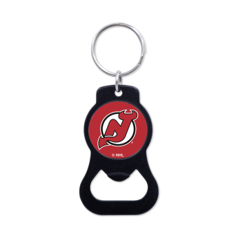 New Jersey Devils kulcstartó üveg nyitóval Black Ring
