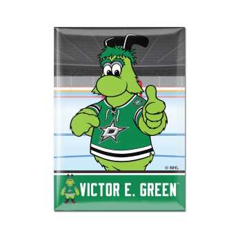 Dallas Stars mágnes Metal Mascot