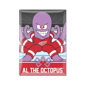 Detroit Red Wings mágnes Metal Mascot