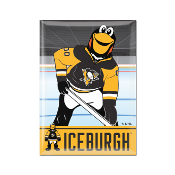 Pittsburgh Penguins mágnes Metal Mascot