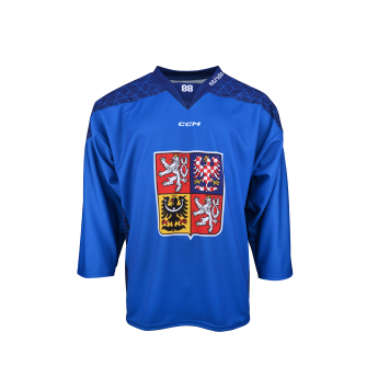 Jégkorong képviselet hoki mez Czech republic David Pastrňák 2025/2026 CCM Fandres replica blue