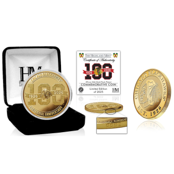 Chicago Blackhawks gyűjtői érmék 100th Anniversary Gold Coin