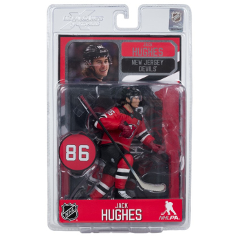 New Jersey Devils bábu Jack Hughes #7 SportsPicks Black Jersey
