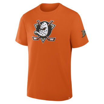 Anaheim Ducks férfi póló Hat Trick orange