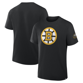 Boston Bruins férfi póló Hat Trick black
