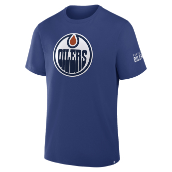 Edmonton Oilers férfi póló Hat Trick blue