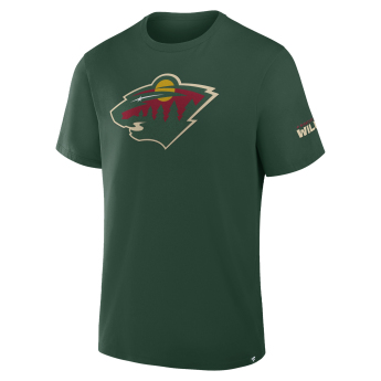 Minnesota Wild férfi póló Hat Trick green